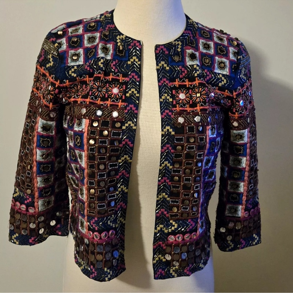 Embellished Multicolor Women's Jacket